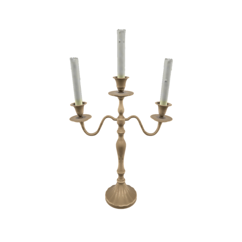 A candelabra is an ornamental object that holds several candles. Originating from the 17th century, candelabras have become common features in churches, homes, and ceremonial events.
