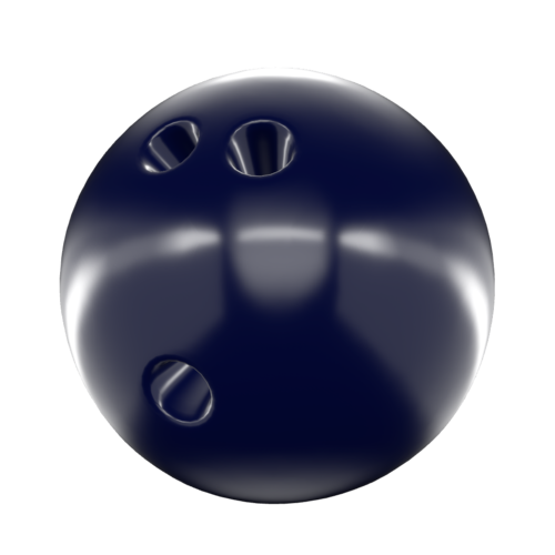 A bowling ball is a hard, spherical ball used in the sport of bowling. Traditionally made of dense, heavy materials like rubber, urethane, or plastic, it's designed to knock down bowling pins in a bowling alley. 