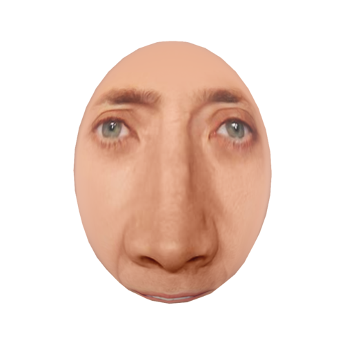This is a reference to a popular internet meme featuring the actor Nicolas Cage. There's a notable meme where Cage's face is photoshopped onto things, one of which might be an egg.