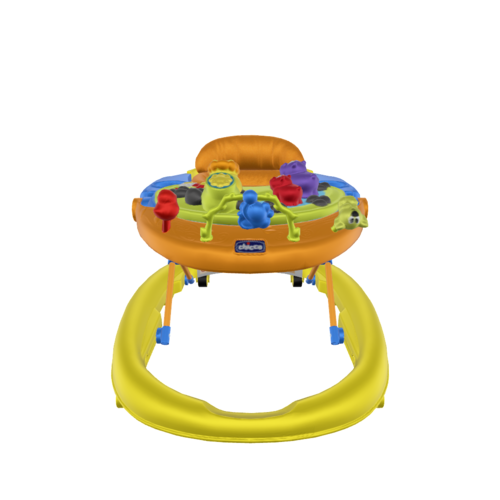 A Baby Walker is a device that can be used by infants who cannot walk on their own. It's designed to aid mobility and entertain the child with built-in toys, while ensuring their safety with its robust design.