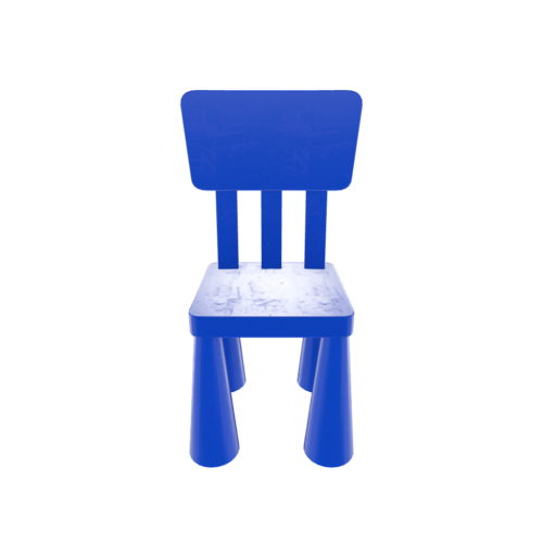 This chair is a piece of children's furniture designed and sold by IKEA. Designed with a small size perfect for children's use, it combines the simplicity and practicality that Ikea is known for. 