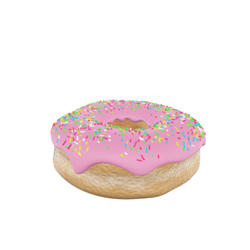 A donut is a type of sweet, fried dough confectionery or dessert food. It can be homemade or purchased in bakeries, supermarkets, and food stalls, and is often enjoyed with coffee. It is also a basic tutorial for 3d modeling.