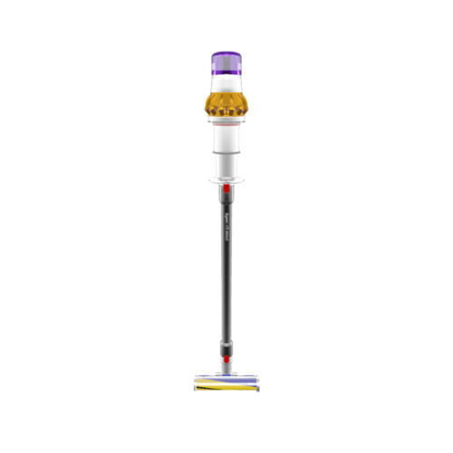 The latest cordless vacuum from Dyson, utilizing advanced, whole-machine filtration and featuring a high-torque cleaner head that automatically adapts suction and power to deep clean different floor types.