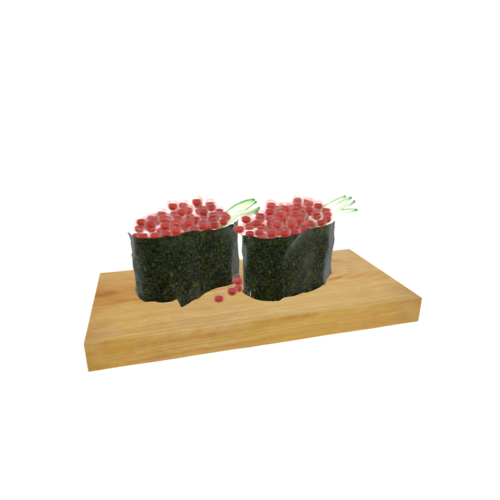 Salmonroe sushi, or Ikura sushi, is a popular type of sushi featuring the roe (eggs) of a salmon. The roe is marinated in a soy sauce mixture, giving it a rich and savory taste.