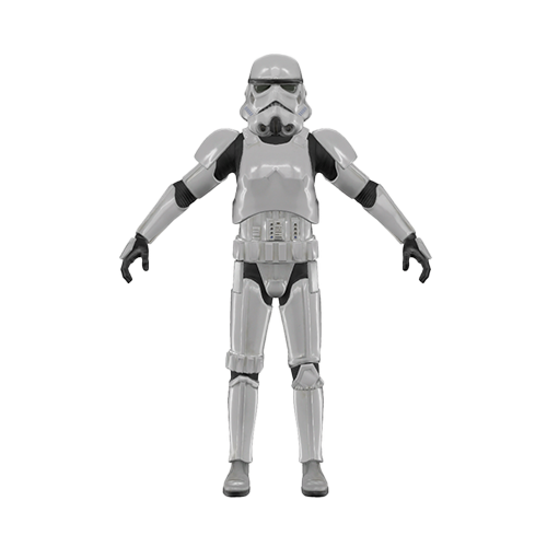 Stormtroopers are the elite shock troops fanatically loyal to the Empire, recognizable with their distinctive white armor in the 'Star Wars' franchise. They are a symbol of the Empire’s military might.