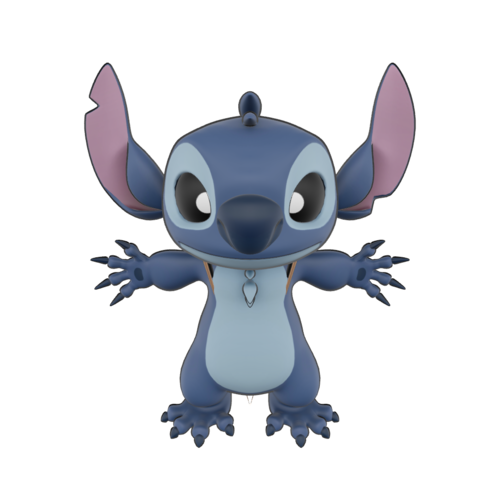 A beloved alien character from Disney's animated film "Lilo & Stitch." Despite his initial destructive tendencies, Stitch becomes a loyal companion to Lilo.