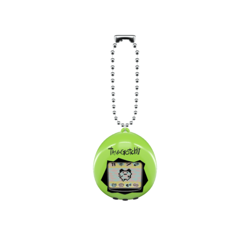 A virtual pet digital toy invented by Aki Maita for the Japanese toy company, Bandai. The handheld toy would hatch a pet creature that the owner would then take care of.